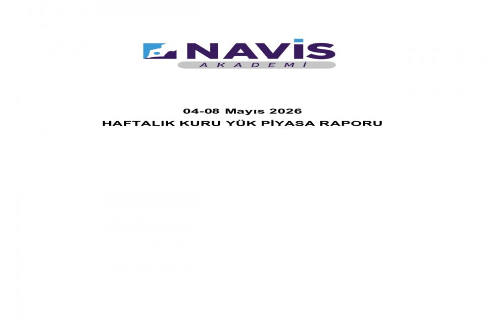 Haftalık Kuru Yük Piyasası Raporu 04-08 Mayıs 2026